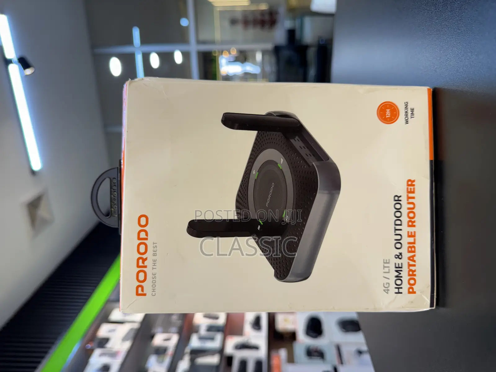 Porodo Portable Cpe Mifi 3g/4g Wireless Router 4000mah