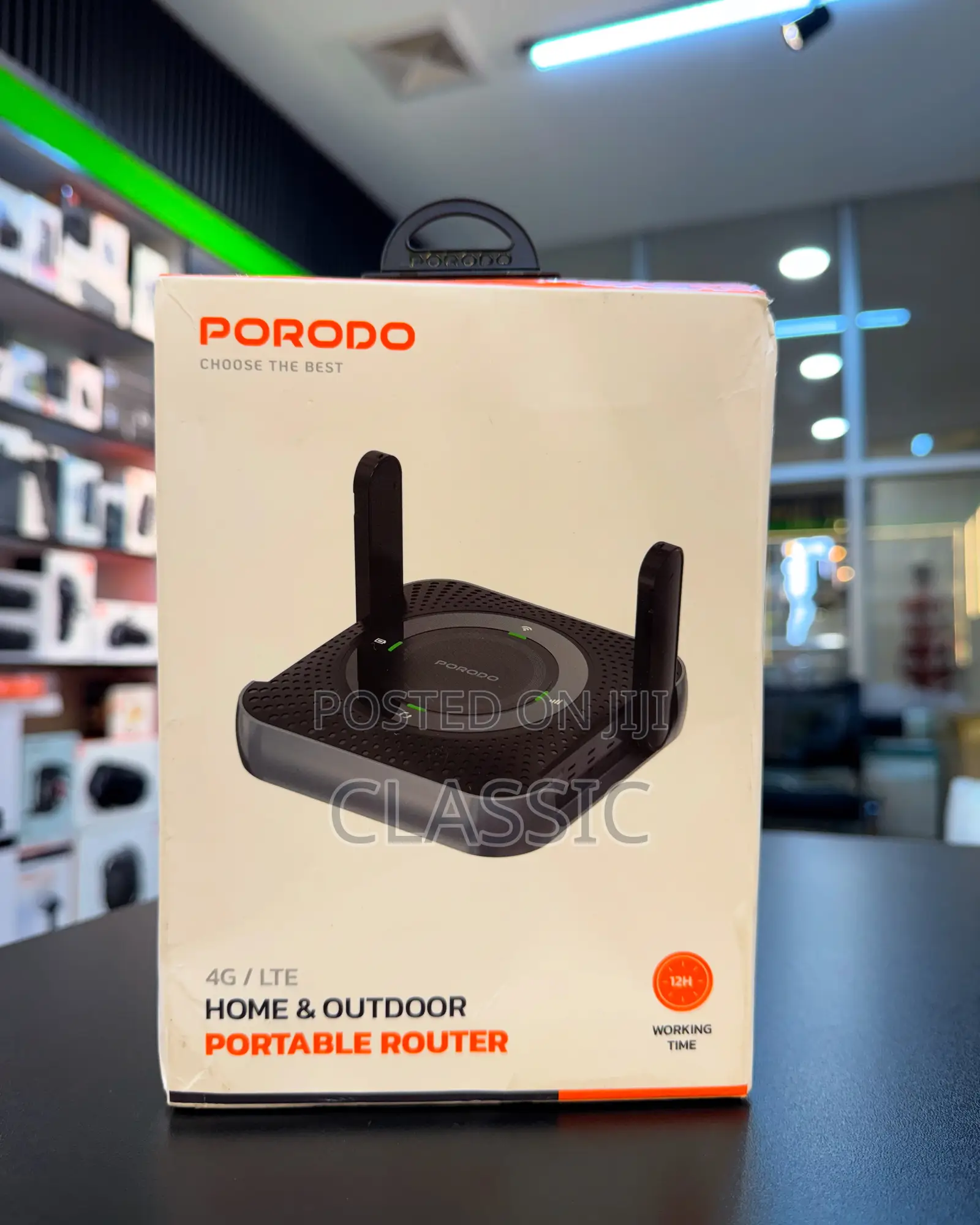 Porodo Portable Cpe Mifi 3g/4g Wireless Router 4000mah