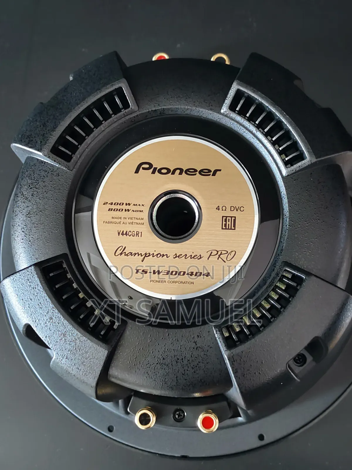 12" Pioneer Champion Series Pro Ts-W3004d4 2400w Dual Coils