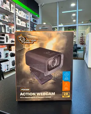 Porodo Gaming 30fps Auto Focus Webcam With in-Built Mic