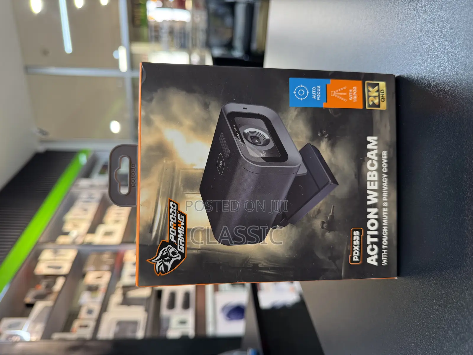 Porodo Gaming 30fps Auto Focus Webcam With in-Built Mic