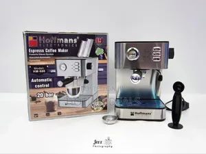 Hoffmans Espresso Coffee Maker - Silver