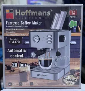 Hoffman Electric Coffee Maker Machine 20 Bars Automatic