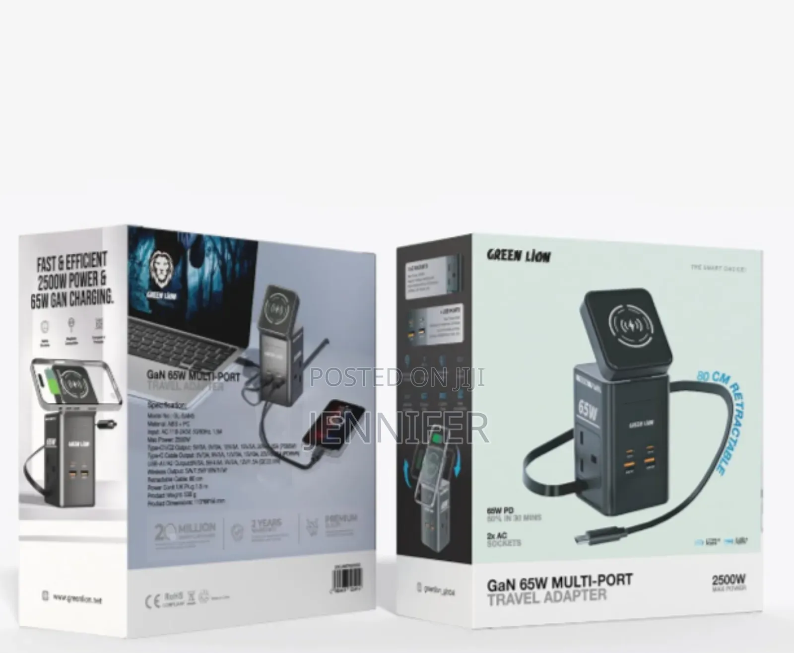 8-in-1 Power Station Travel Adapter