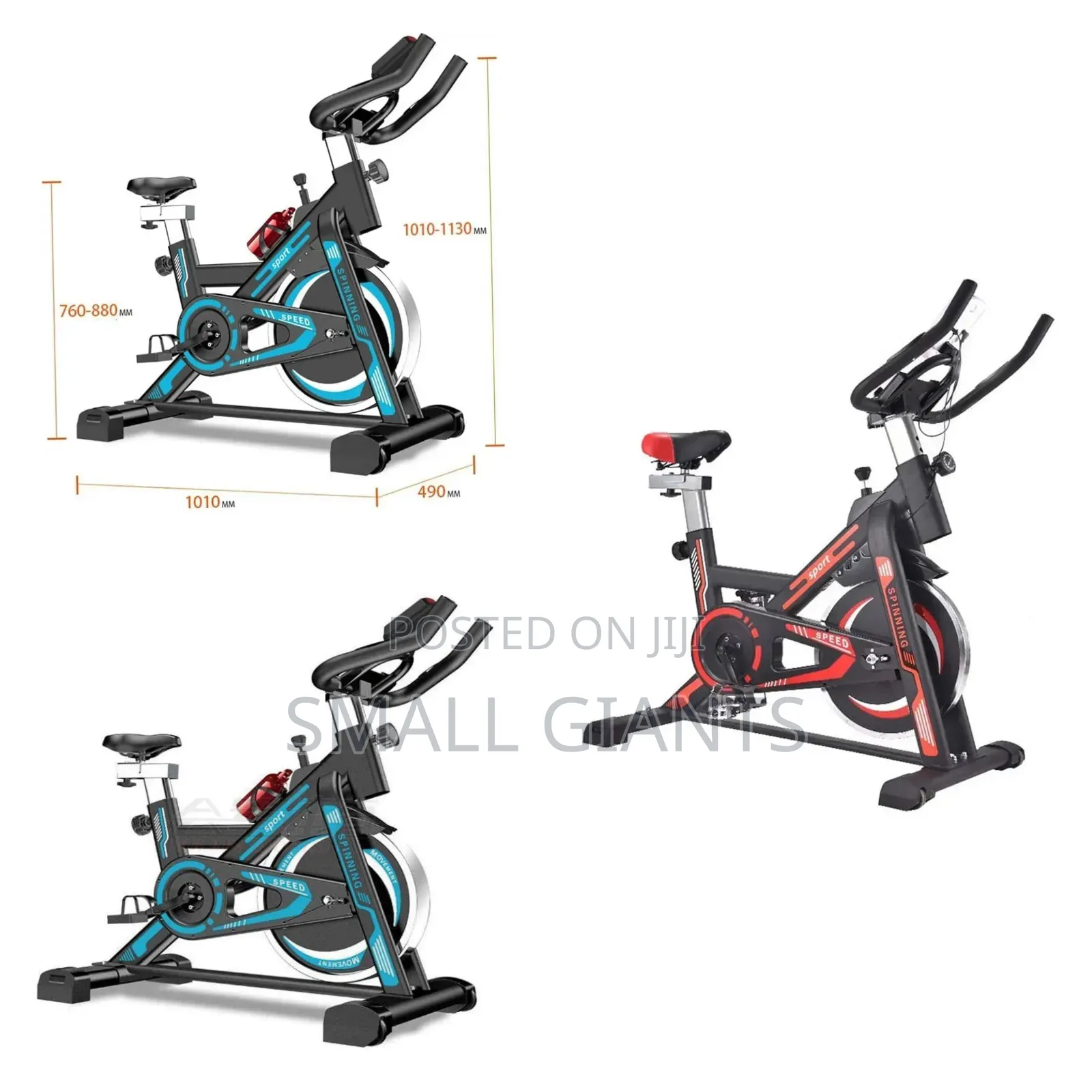 Studio Indoor Adjustable Spin Cardio Exercise Bike