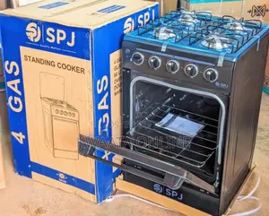 SPJ Full Gas Cooker 50x50cm, 3gas + 1 Electric Burners, Oven and Grill