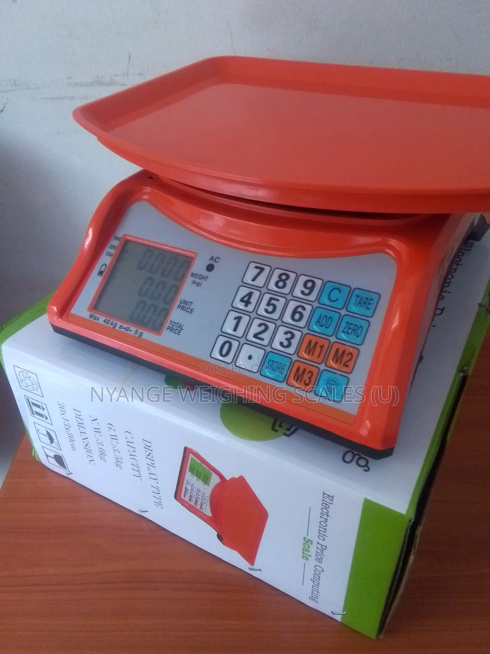 Best Quality Weighing Scale 40kg Weigh A.C.S Digital Weighing Scale