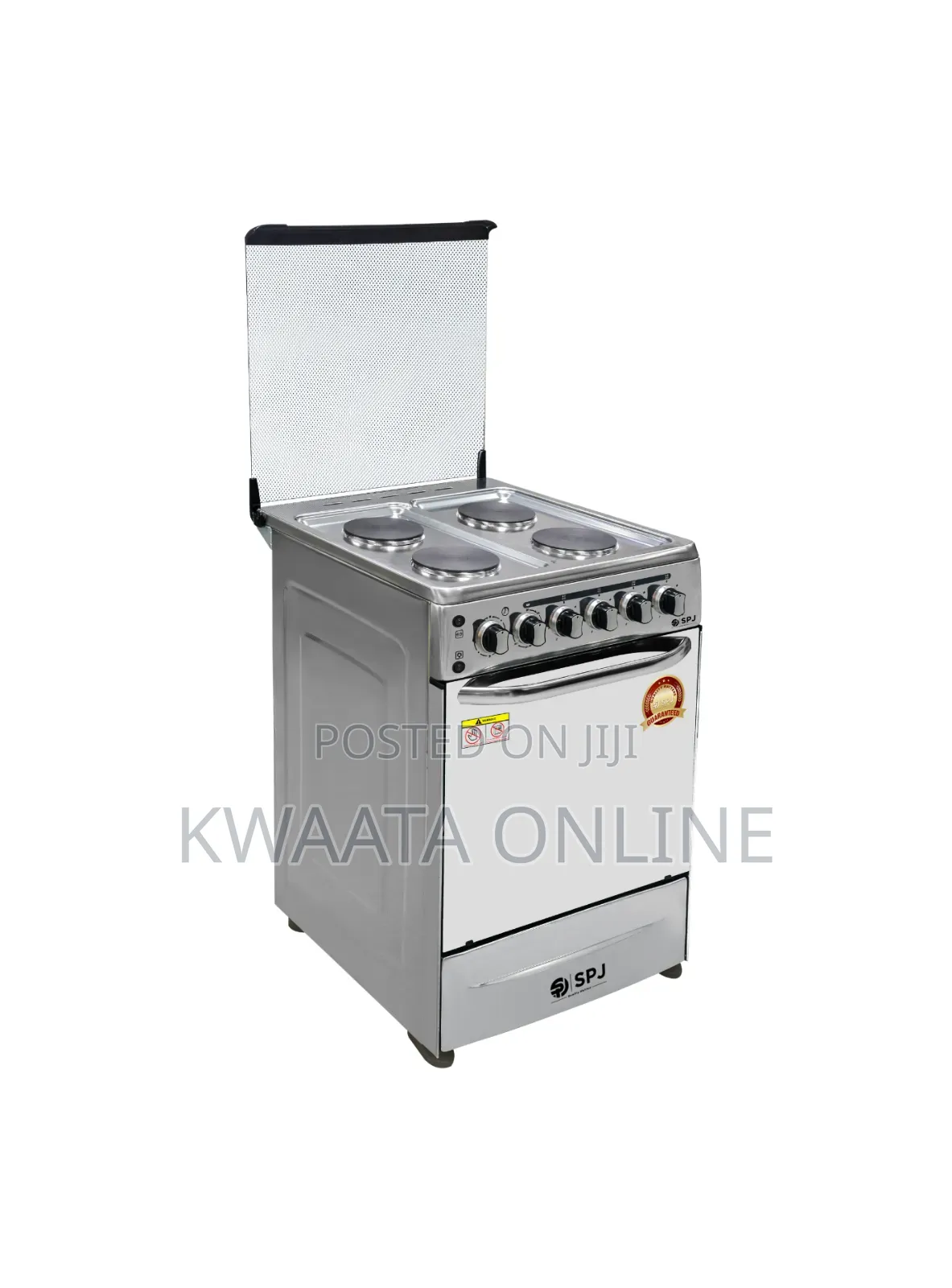 SPJ Full Gas Cooker 50x50cm, 3gas + 1 Electric Burners, Oven and Grill