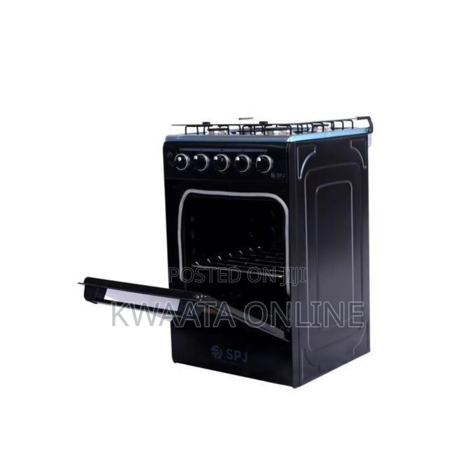 SPJ Full Gas Cooker 50x50cm, 3gas + 1 Electric Burners, Oven and Grill