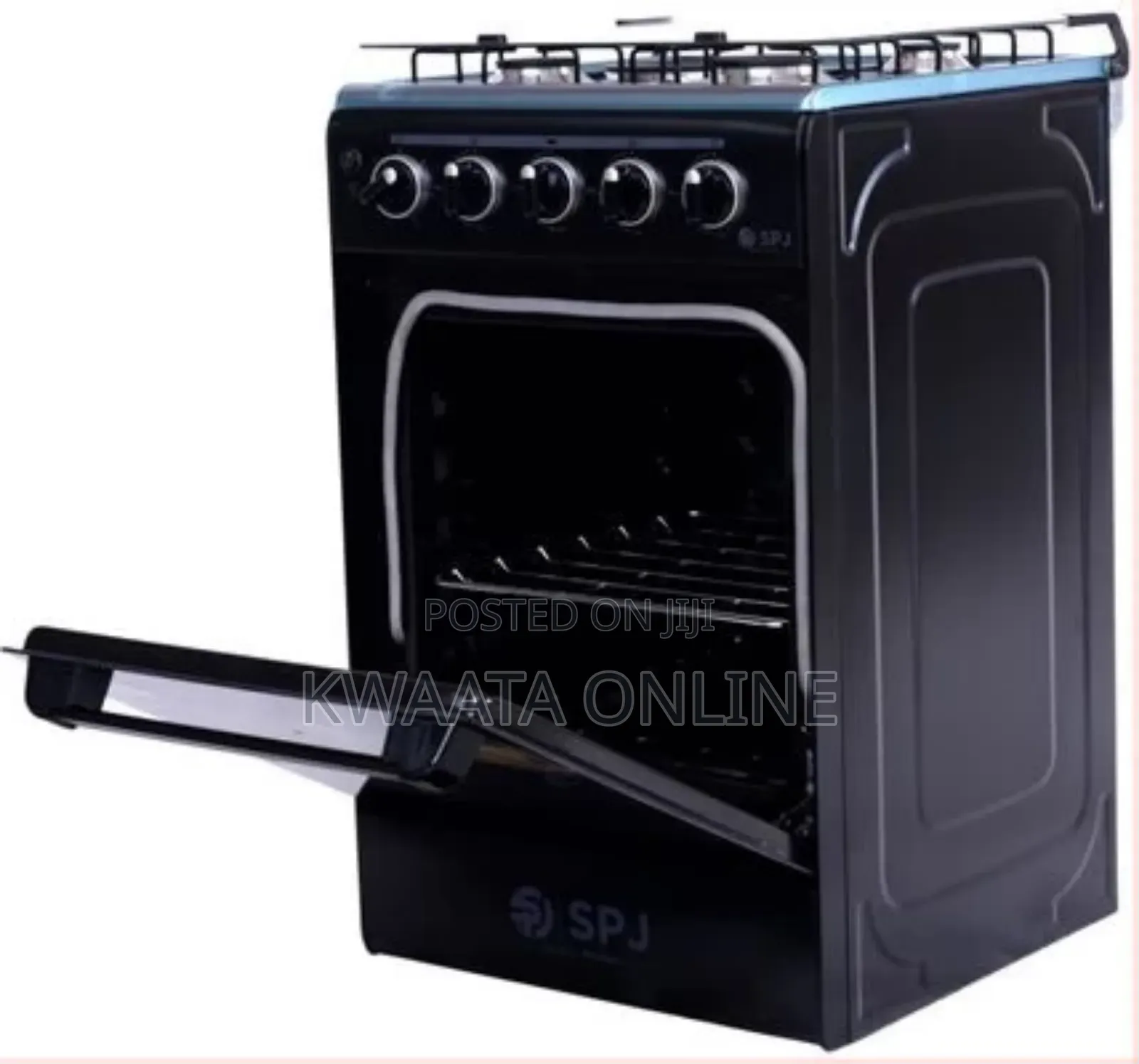 SPJ Full Gas Cooker 50x50cm, 3gas + 1 Electric Burners, Oven and Grill