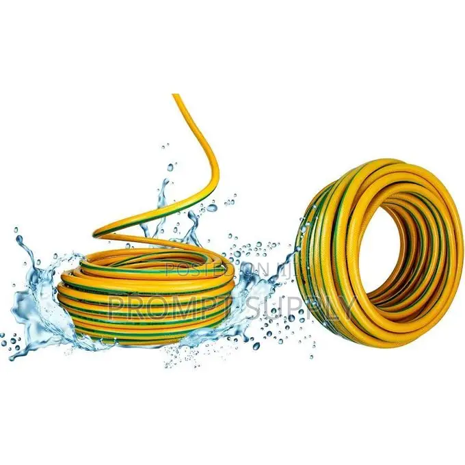 1/2 Inch PVC Water Hose Pipe 50m - Yellow