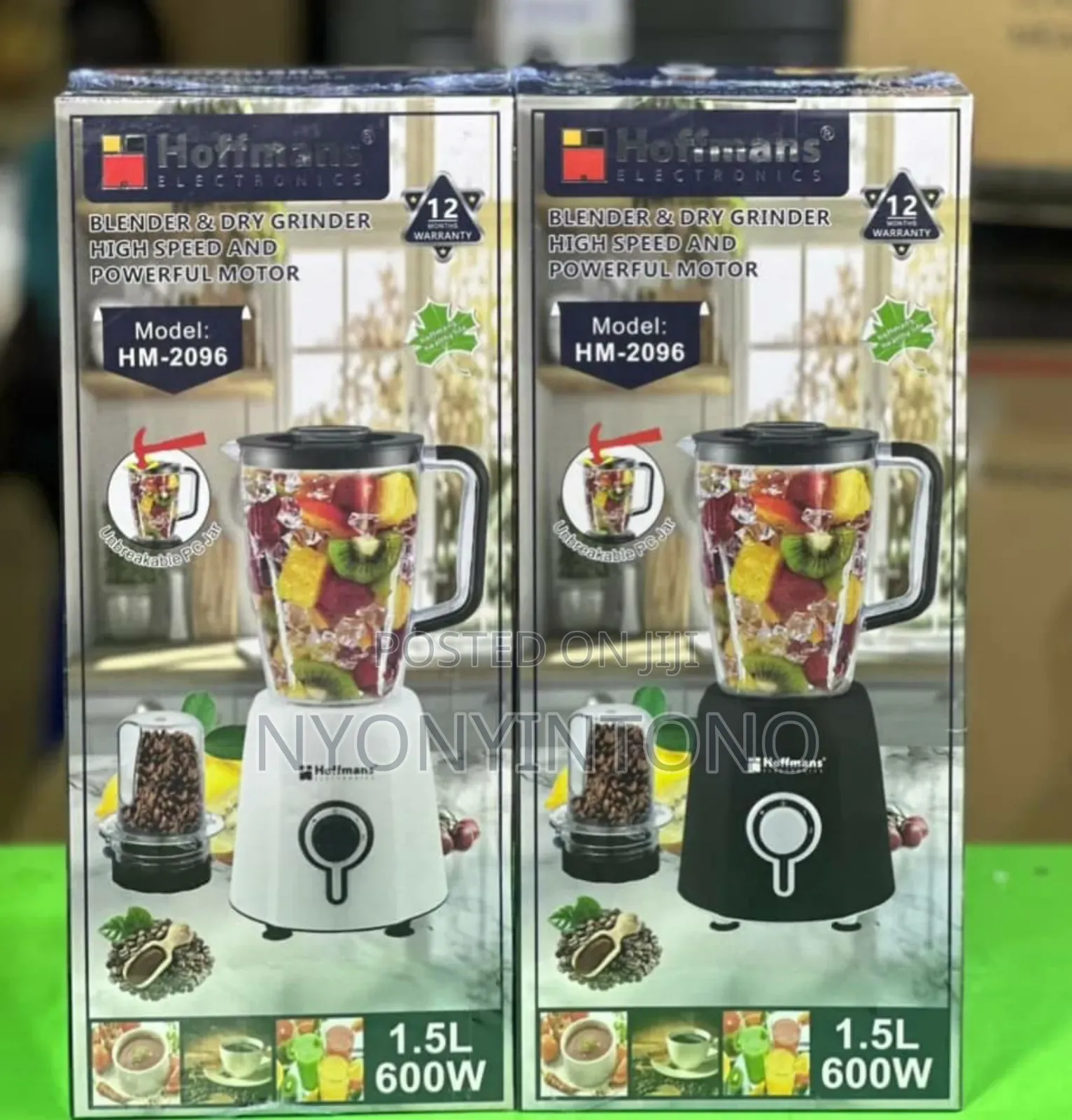 Hoffmans 2 in 1 Unbreakable Bkender Hm-2096