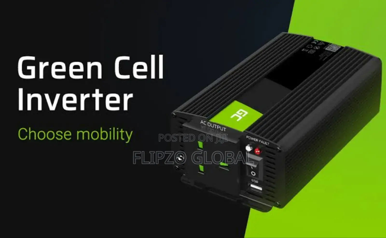 Green Cell 500w/1000w Pure Sine Wave Inverter