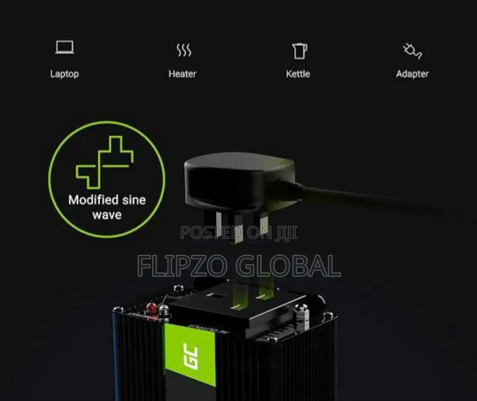 Green Cell 500w/1000w Pure Sine Wave Inverter