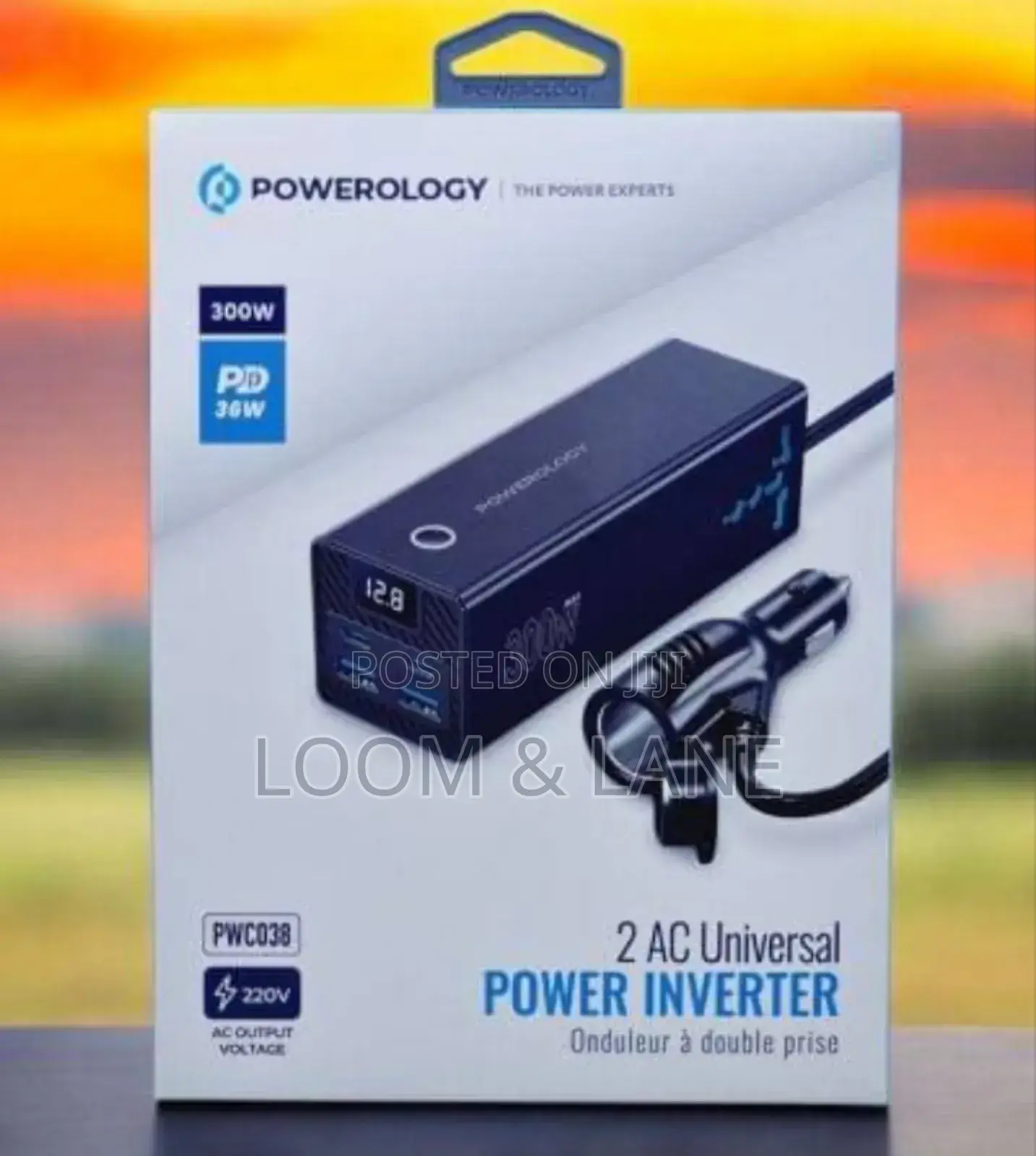 Powerology 2ac Socket Car Power Inverter