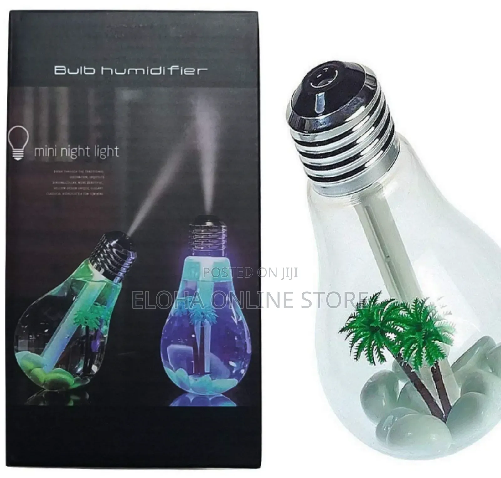 Usb Portable Desktop Bulb Air Humidifier