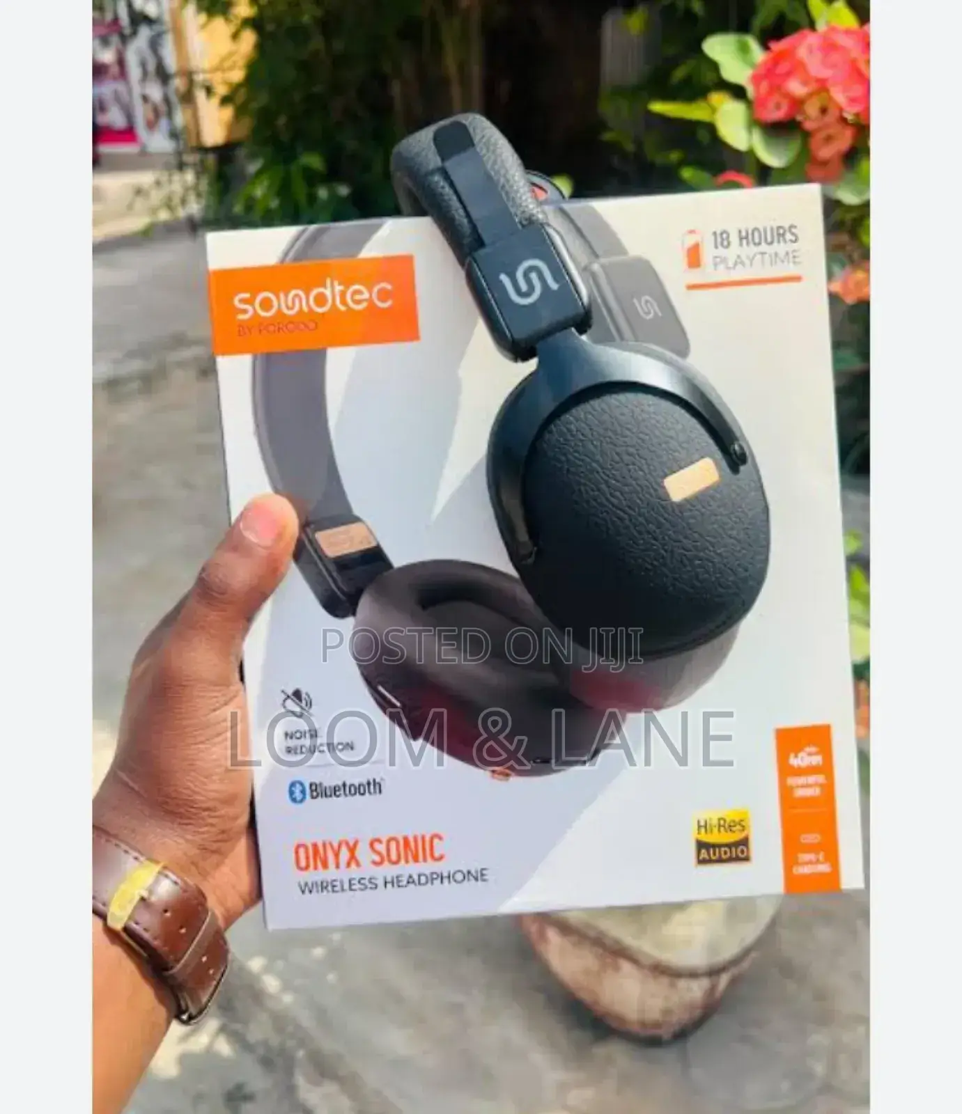 Porodo Soundtec Onyx Sonic Wireless Headphones