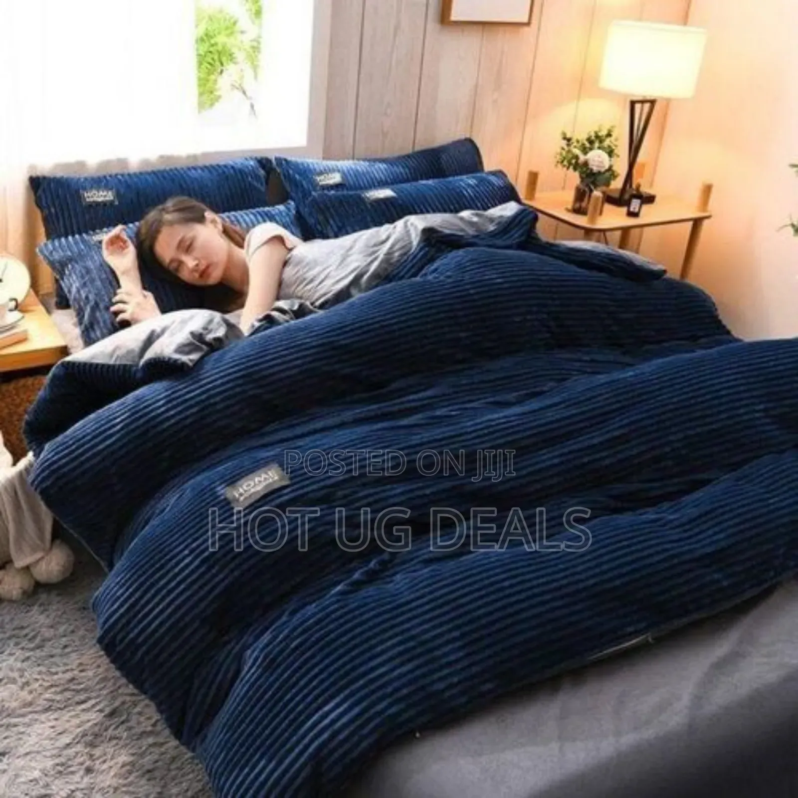 4pc Coral Velvet Duvet Set-1 Bedsheet,2 Pillowcases (5*6)