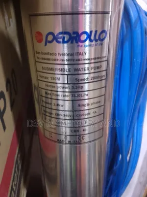 150metres Head Submersible Water Pump Pedrollo