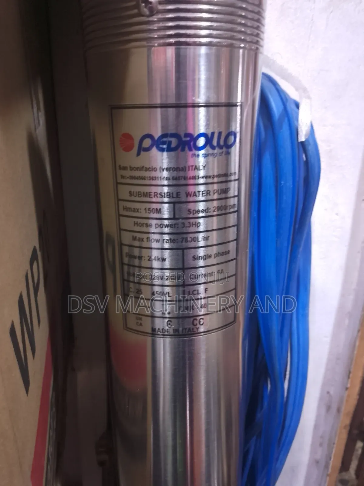 150metres Head Submersible Water Pump Pedrollo