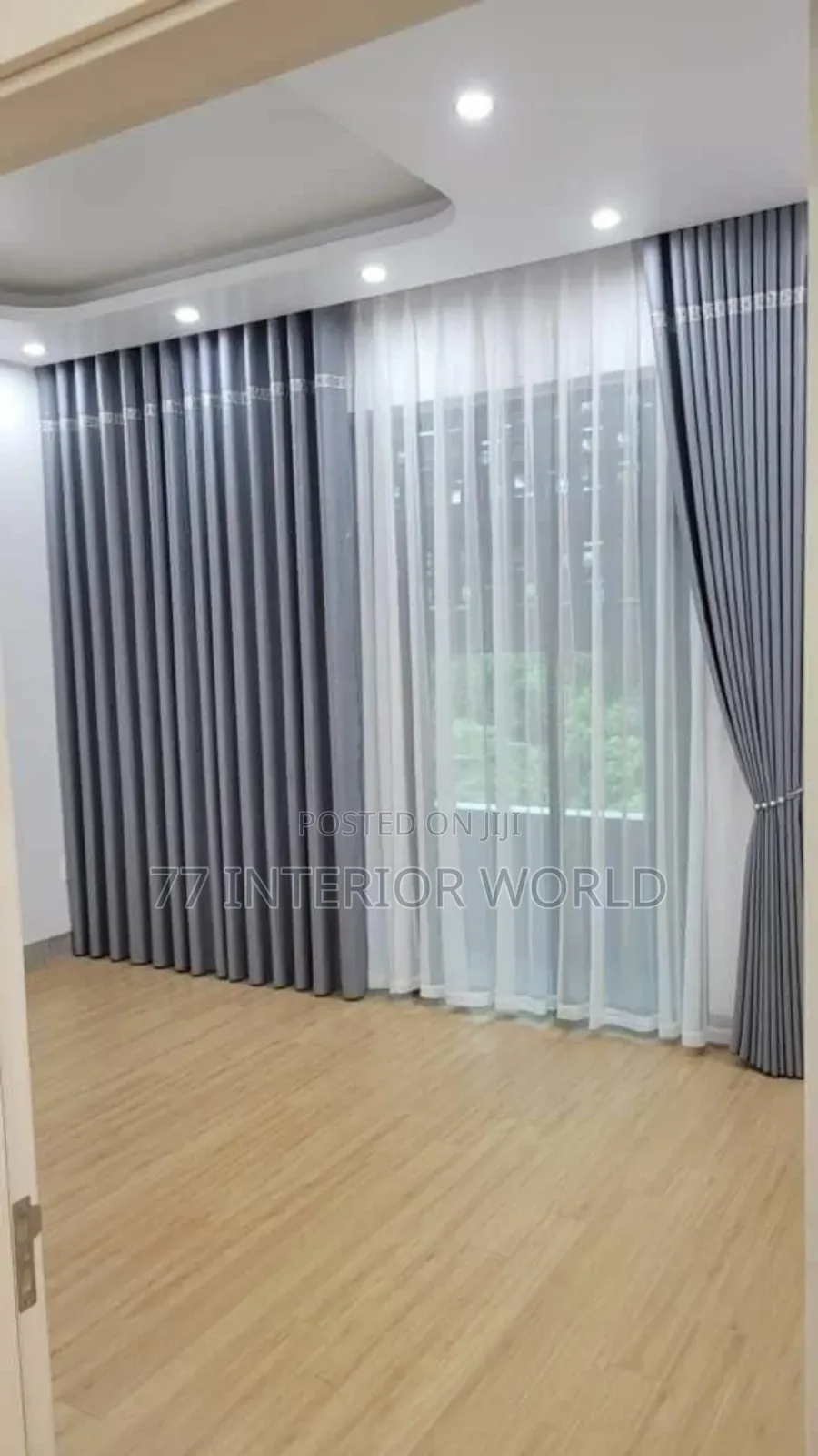 Plain Grey Curtains for Home Use