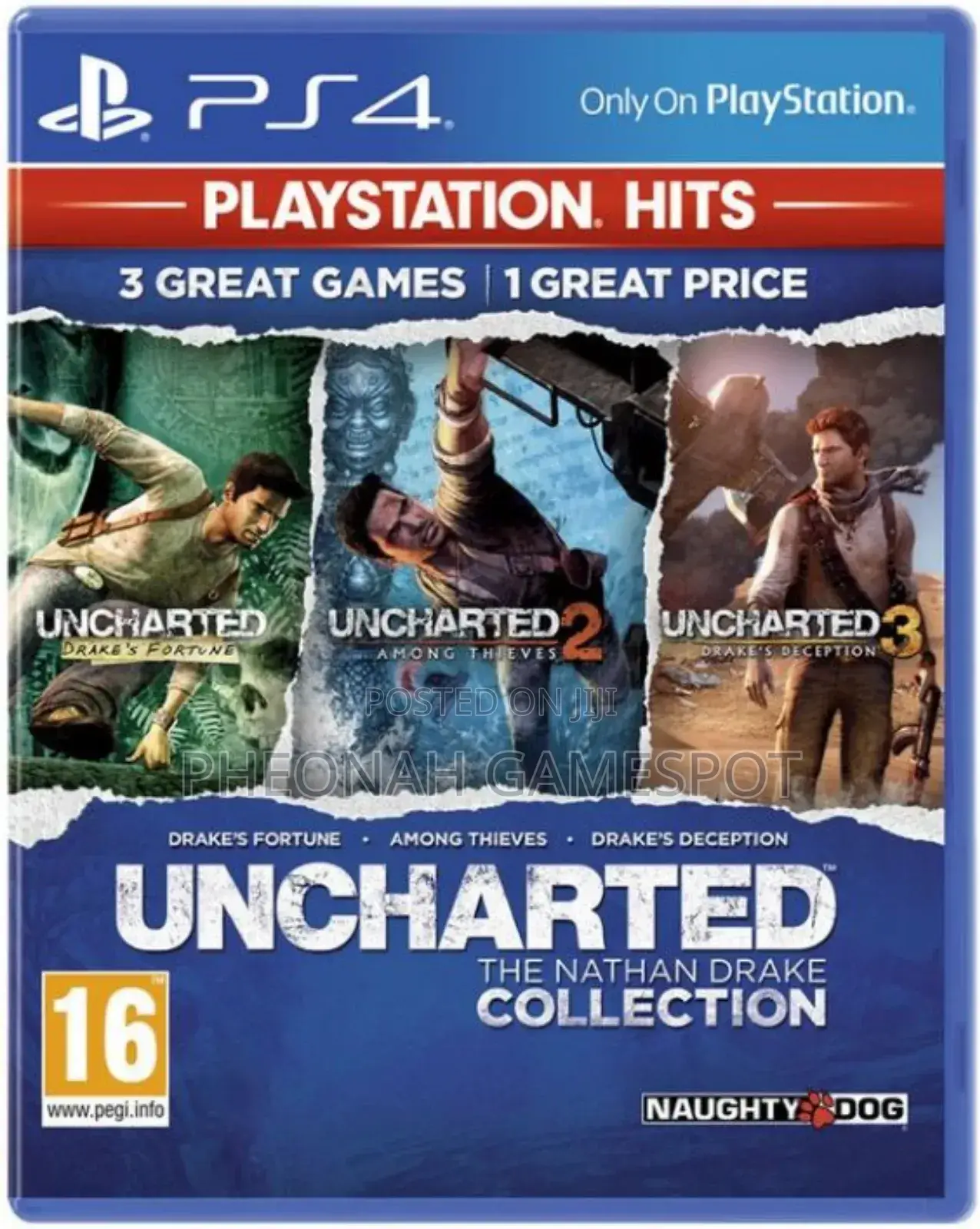 Uncharted Collection for Ps4. Get All the 3 Uncharted Games