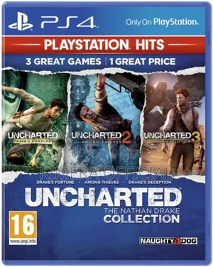 Photo - Uncharted Collection for Ps4. Get All the 3 Uncharted Games