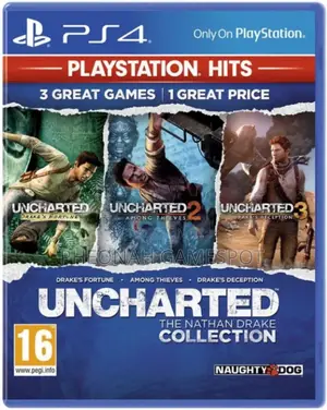Uncharted Collection for Ps4. Get All the 3 Uncharted Games