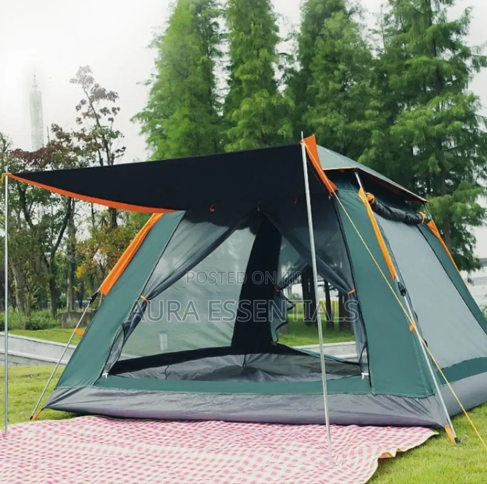Outdoor Camping Tent for 6 People Color Vary