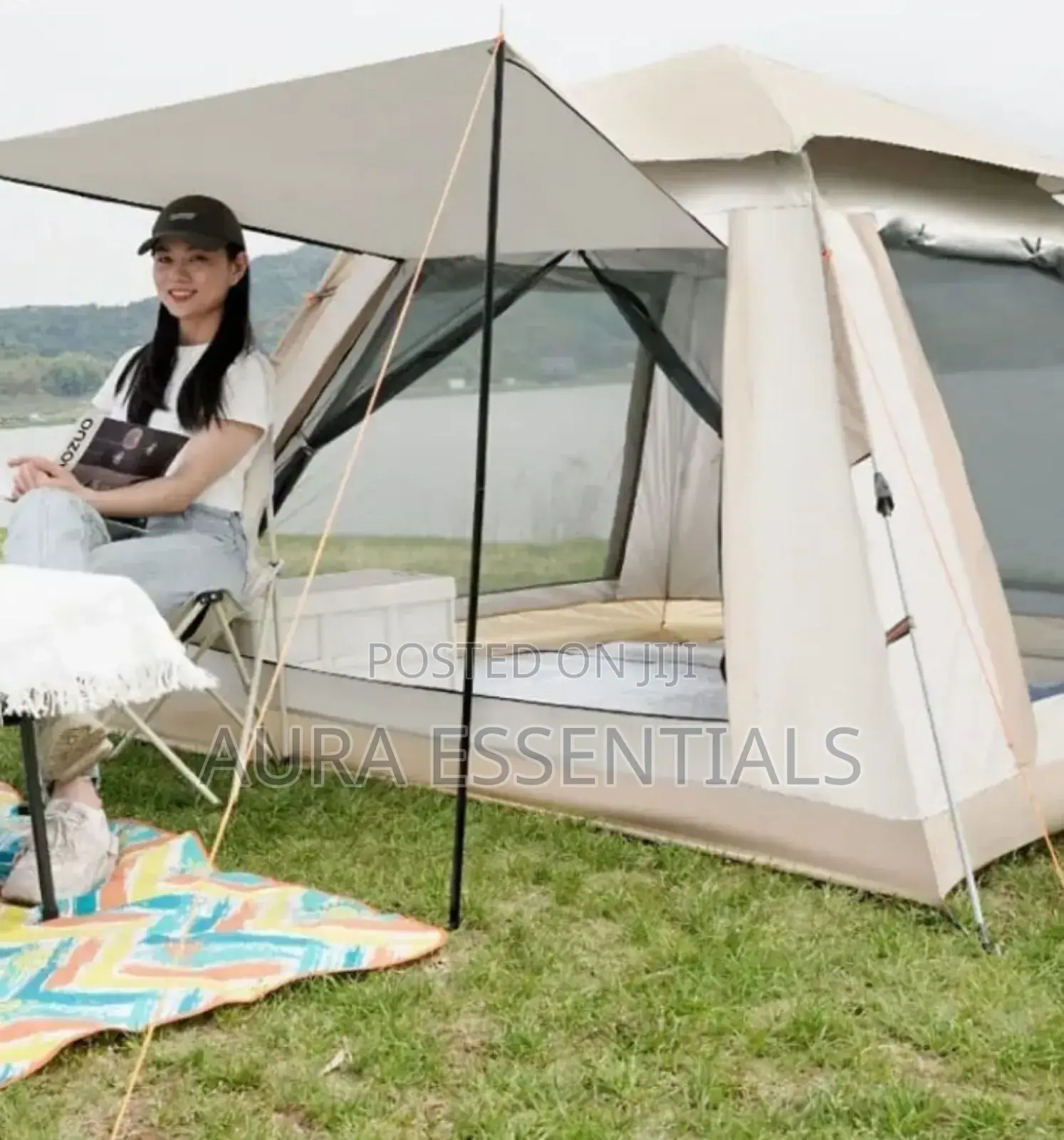 Camping Outdoor Tent for Picnic , Trips Consumes 4 People