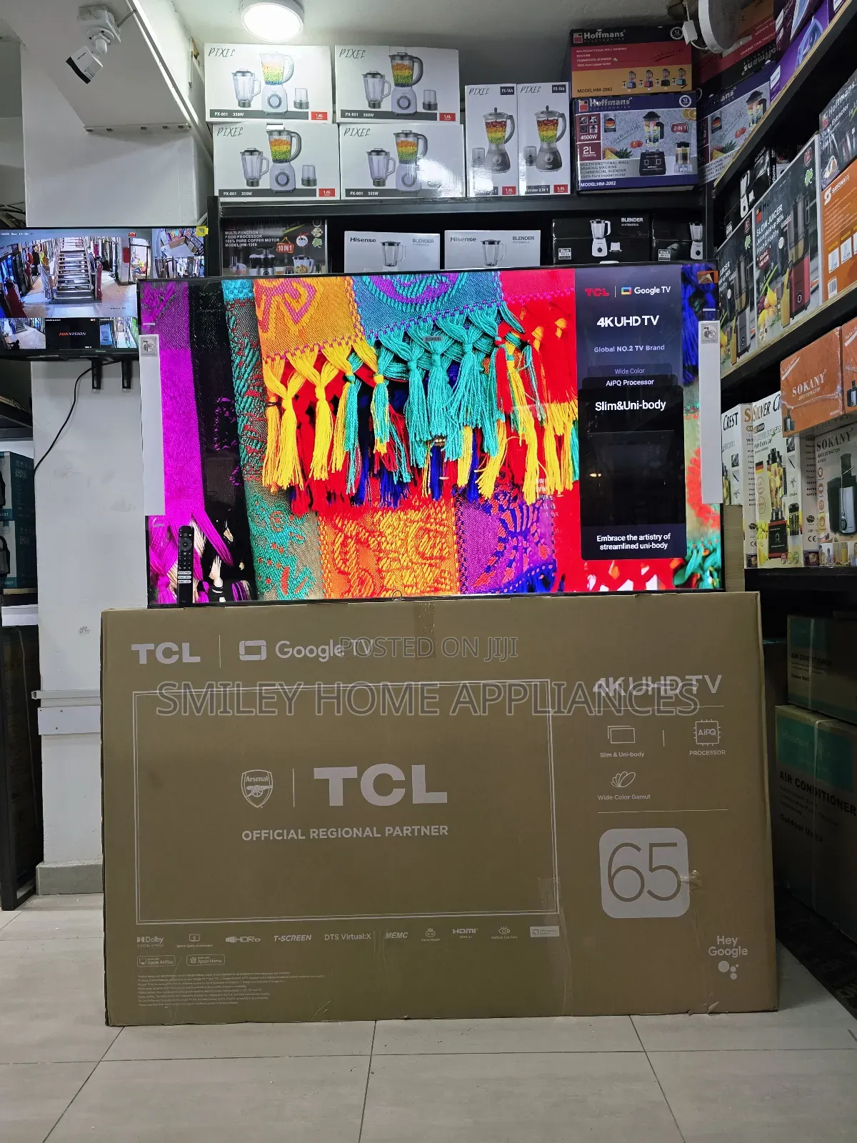 New Edition 65p635 TCL 65inches Google Android Tv at Promo