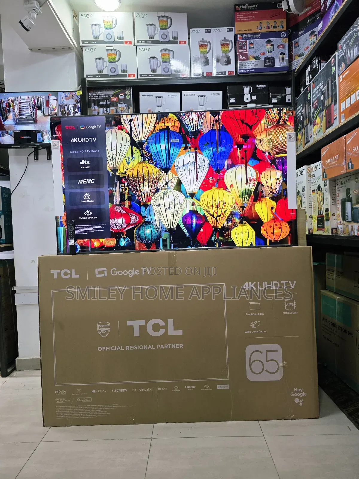 New Edition 65p635 TCL 65inches Google Android Tv at Promo