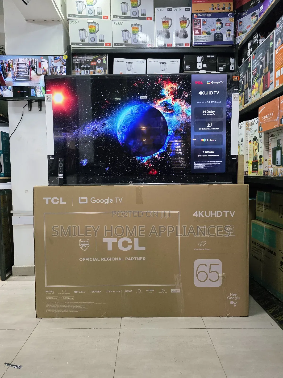 Uhd- 65p635 TCL 65inches Google Android Tv at 20% Discount