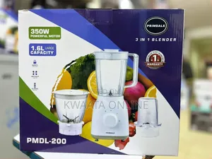 Primdale 3 in 1 Blender With 350w Motor 1.6 L