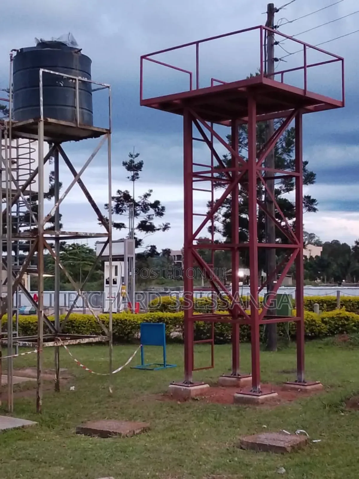 Pressed Galvanised Steel Plate Water Tank and Tower Fabrication