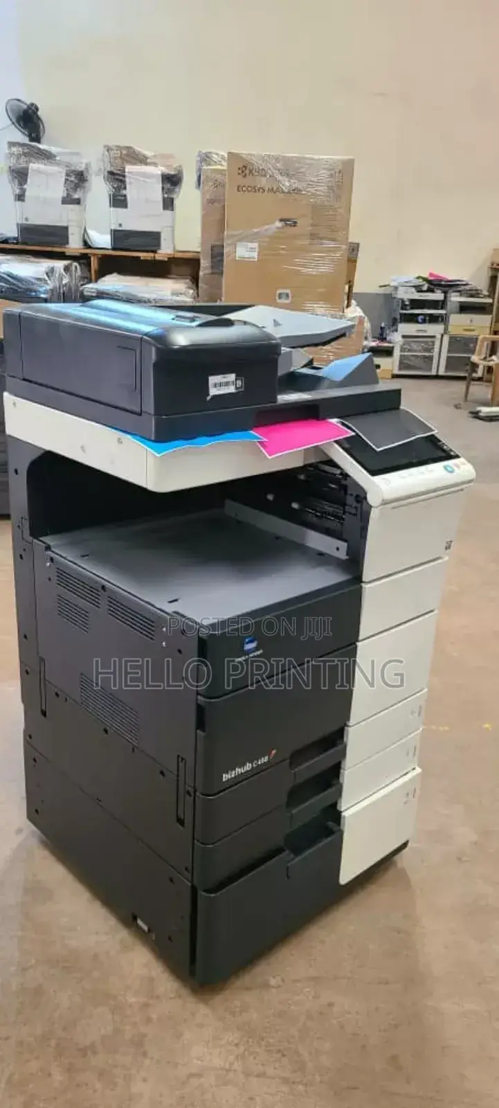 "Your Next Office Printer - Konica Bizhub C458.