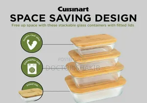 Unique Cuisinart Glass Containers With Bamboo Lids