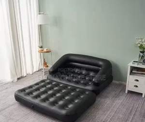 5 in 1 Inflatable Double Sofa Airbed Mattress Electric Pump