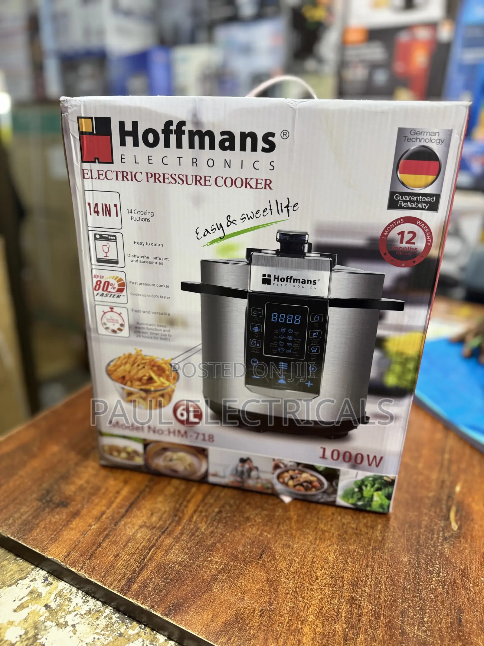 Hoffman Pressure Cooker 6l Steamer