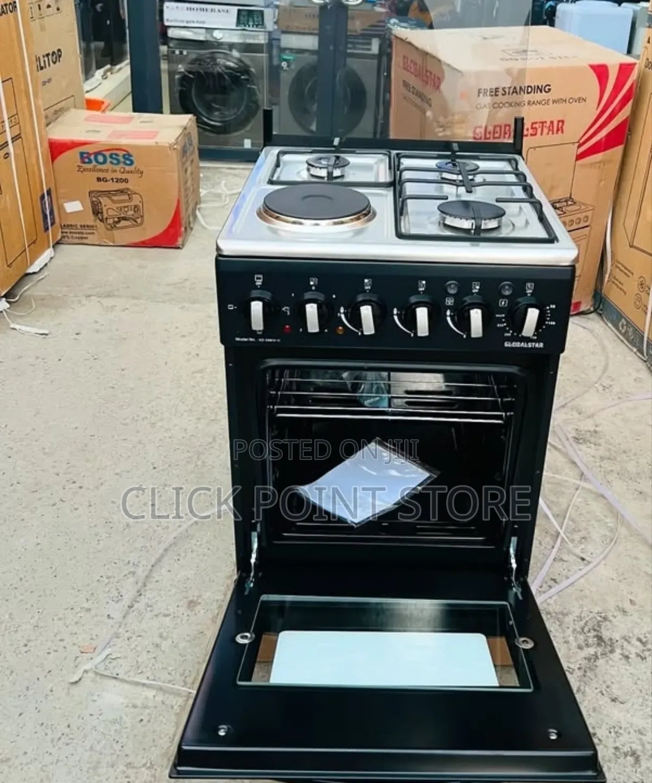 Globalstar 3 + 1cooker/Electric/Gas Cooker and Oven 3 Plus 1