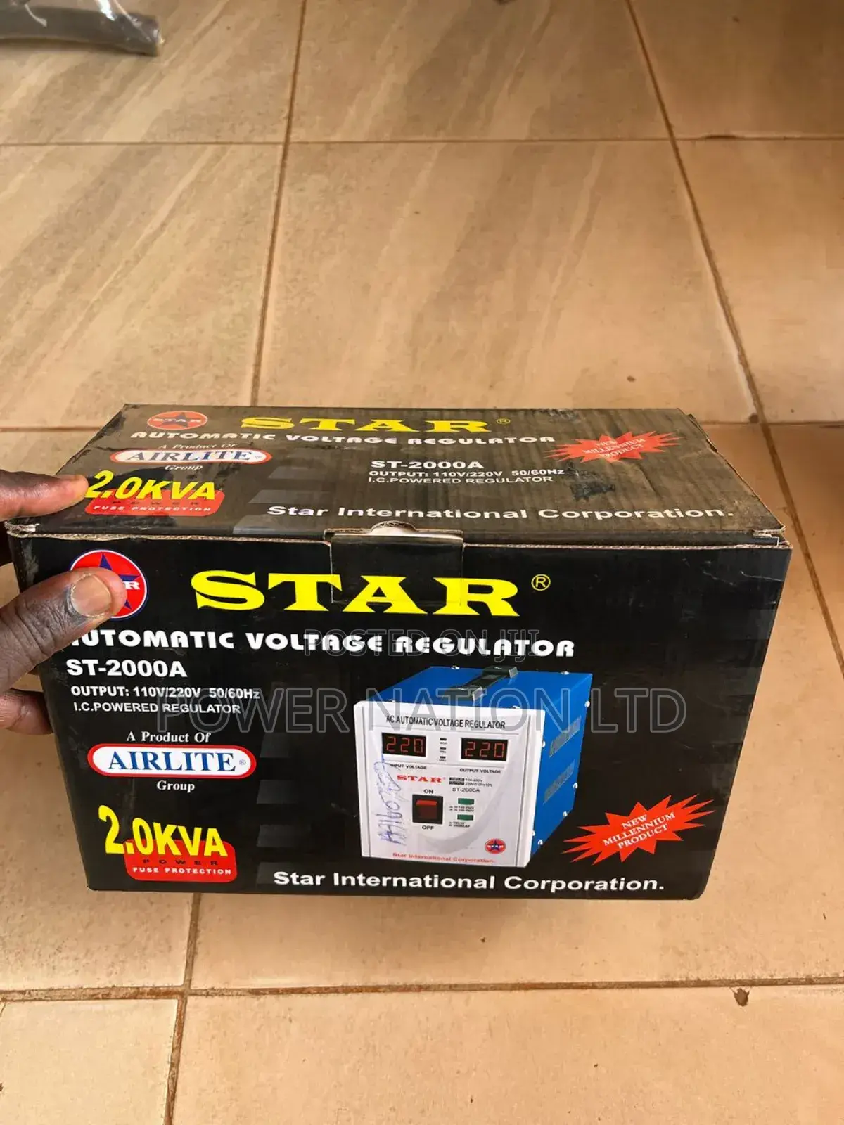 2000w Stabilizer/ Automatic Voltage Regulator Green Energy