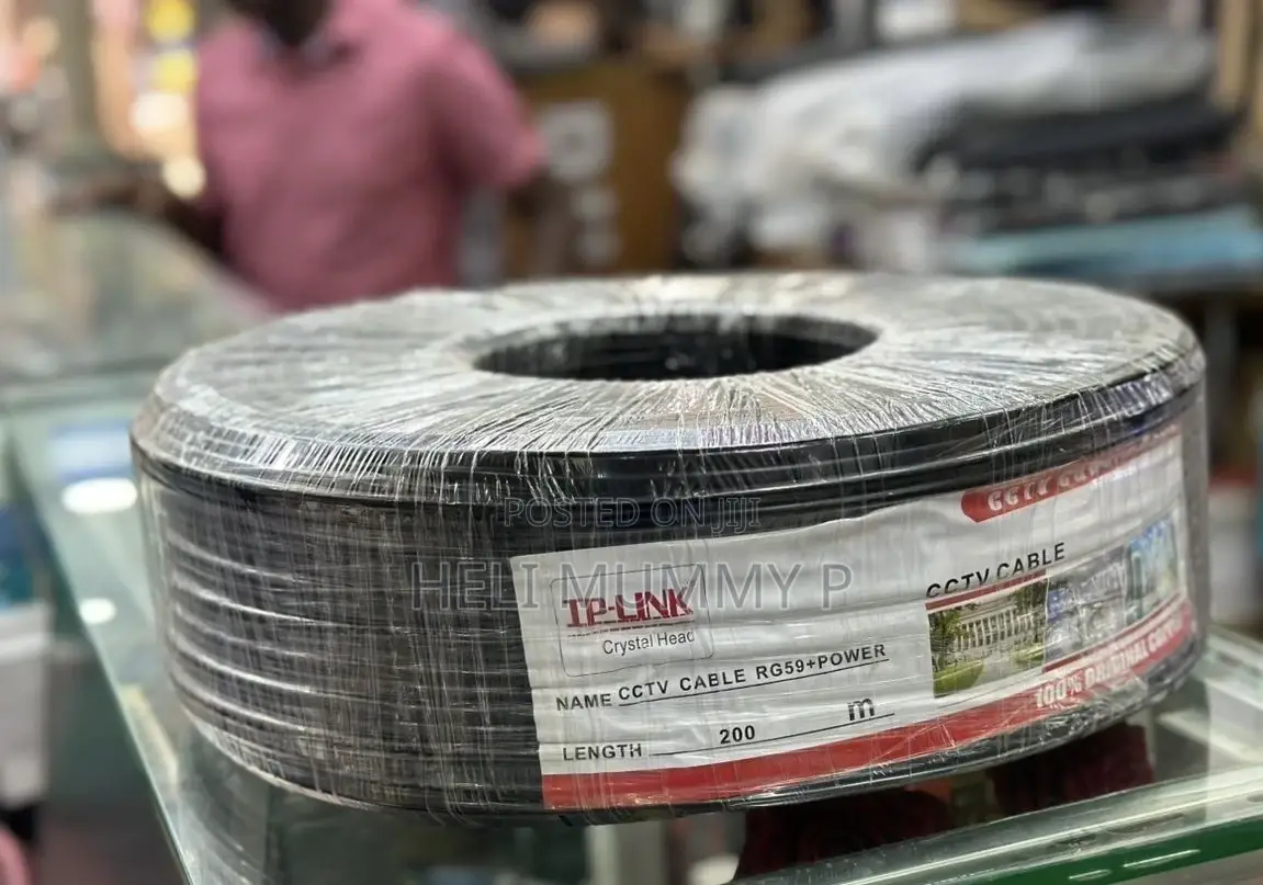 200m CCTV Coxial Cable Power