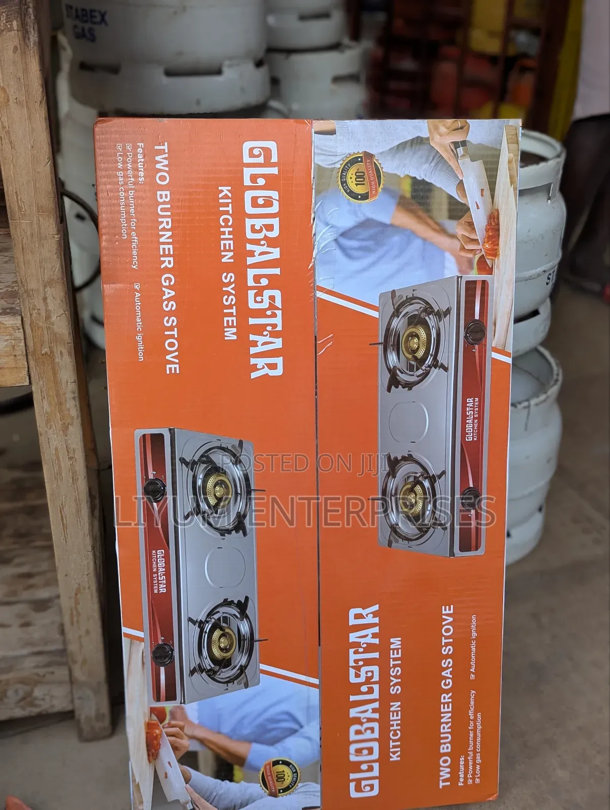 Automatic- Double Stainless Gas Plate