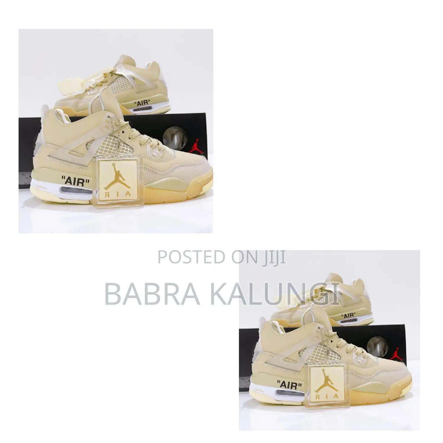 Original Unisex Air Jordan 4 Cream