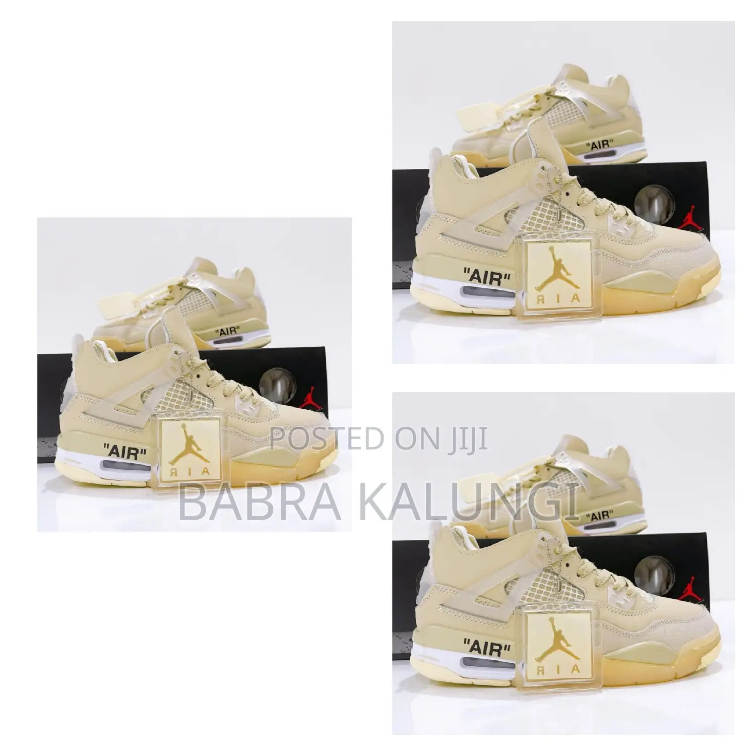 Original Unisex Air Jordan 4 Cream