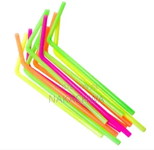 100 Pieces Disposable Drinking Straws