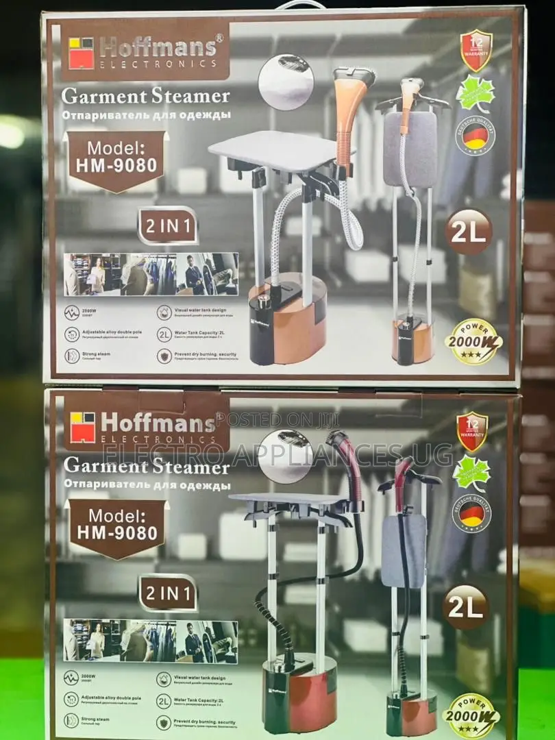 Hoffmans Hm-908 2-in-1 Garment Steamer With Ironing Board.