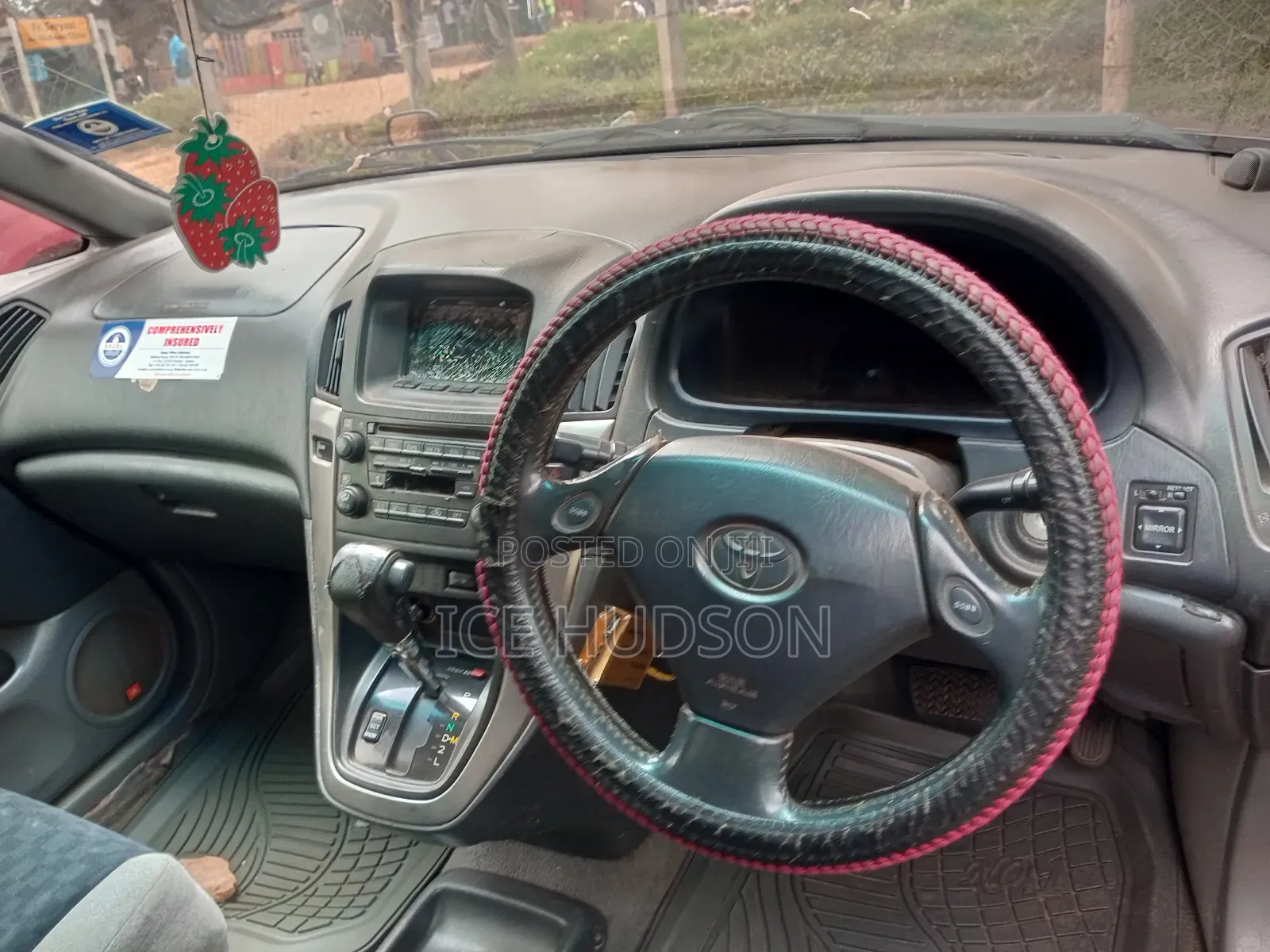 Toyota Harrier 2001 Burgundy