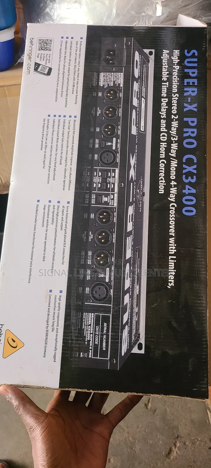 Behringer Crossover 4way Super-X Pro Cx3400