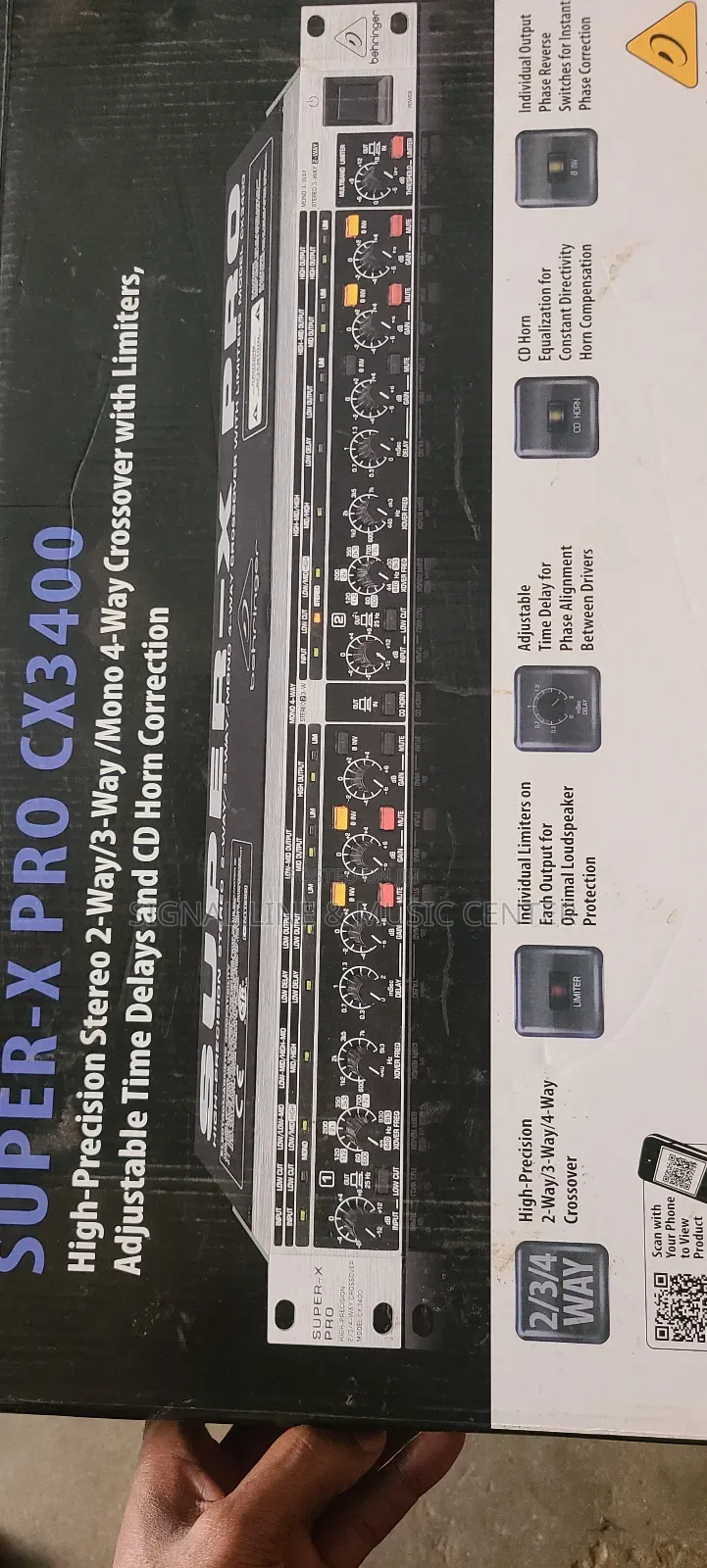 Behringer Crossover 4way Super-X Pro Cx3400